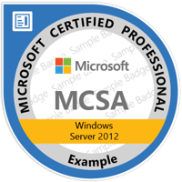 MCSA-Windows-Server-2012 certificaat