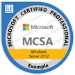 MCSA-Windows-Server-2012 certificaat