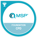 AXELOS Professional Development Programme Digital Badge MSP Foundation Level